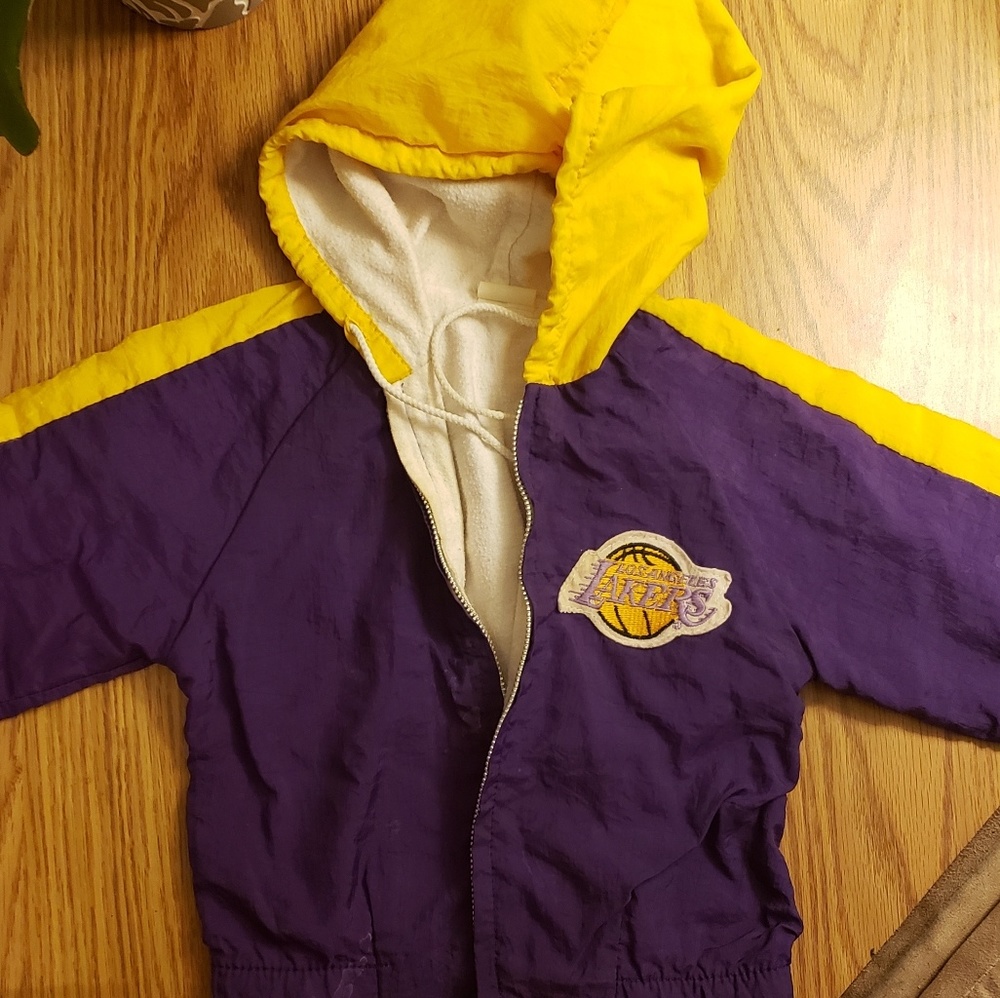 Los Angeles Lakers Jacket Size 12months🏀💛💜